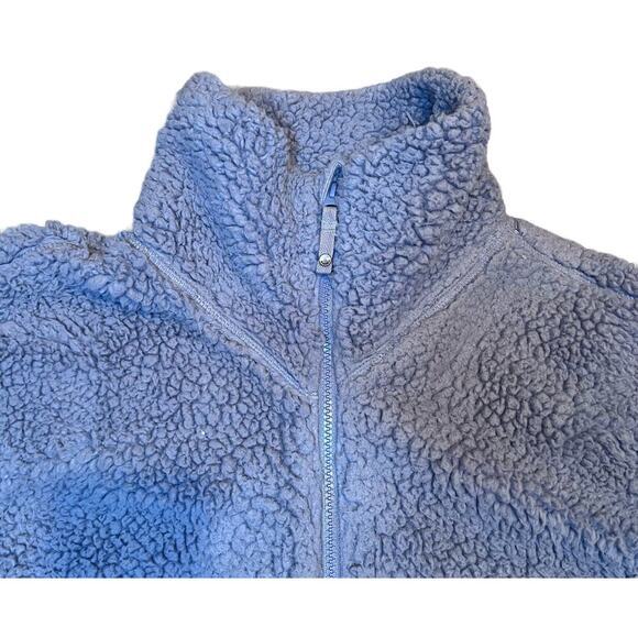 PRANA Permafrost Zip Up Sherpa Fleece Mock Neck Jacket Small ( J-285) - Picture 4 of 8